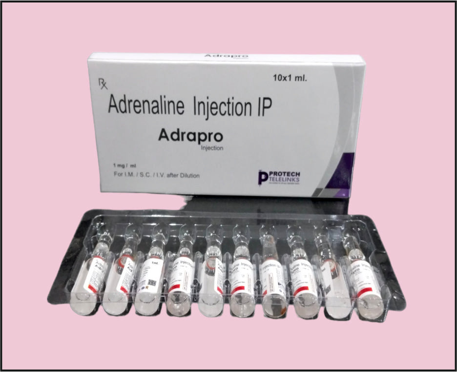 Adrapro-1Ml (1 Ml) Adrenaline Bitartrate By Protech