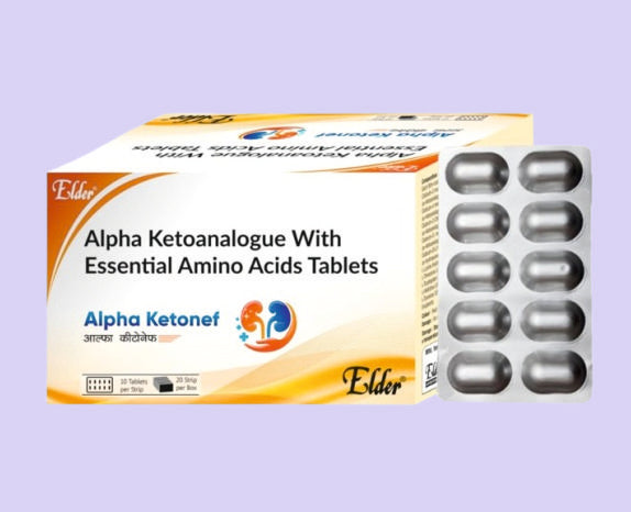 ALPHA KETONEF TABS 10'S ( Alpha Ketoanalogues,Essential Amino Acid ) by Elder