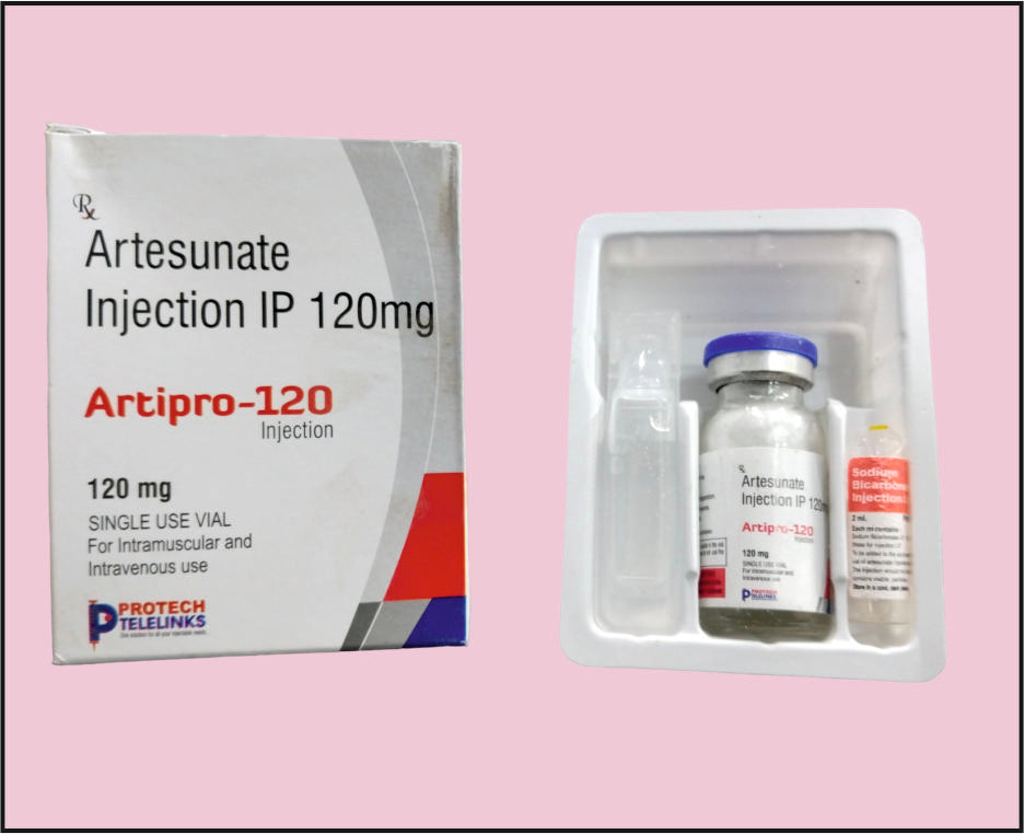 ARTIPRO 120 Injection (Artesunate 120Mg)