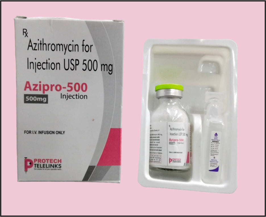 AZIPRO 500 VIAL (Azithromycin 500Mg)