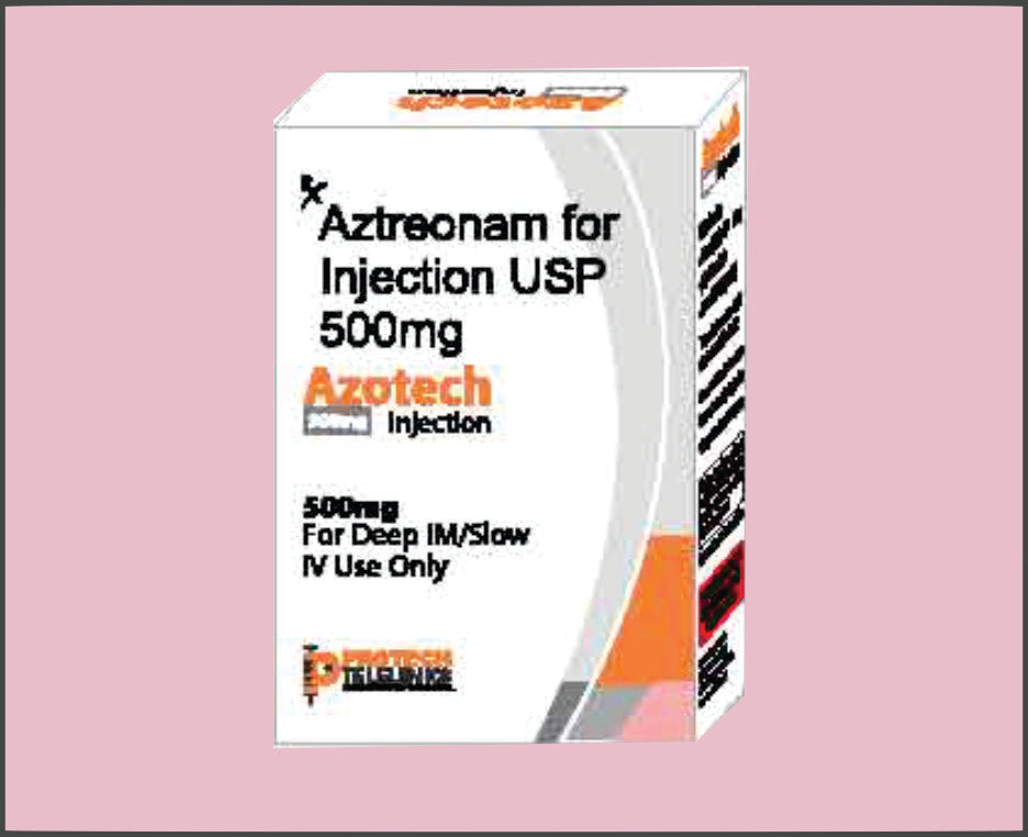 Azotech 250 (Vial) Aztreonam 250 Mg By Protech