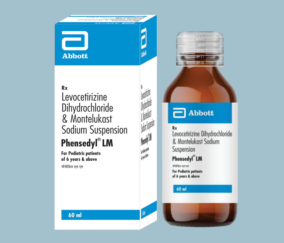 Phensedyl CR 100ml syrup (60x100ml) Levocetirizine, Ambroxol, Guaiphenesin, Menthol Syr by Abbott