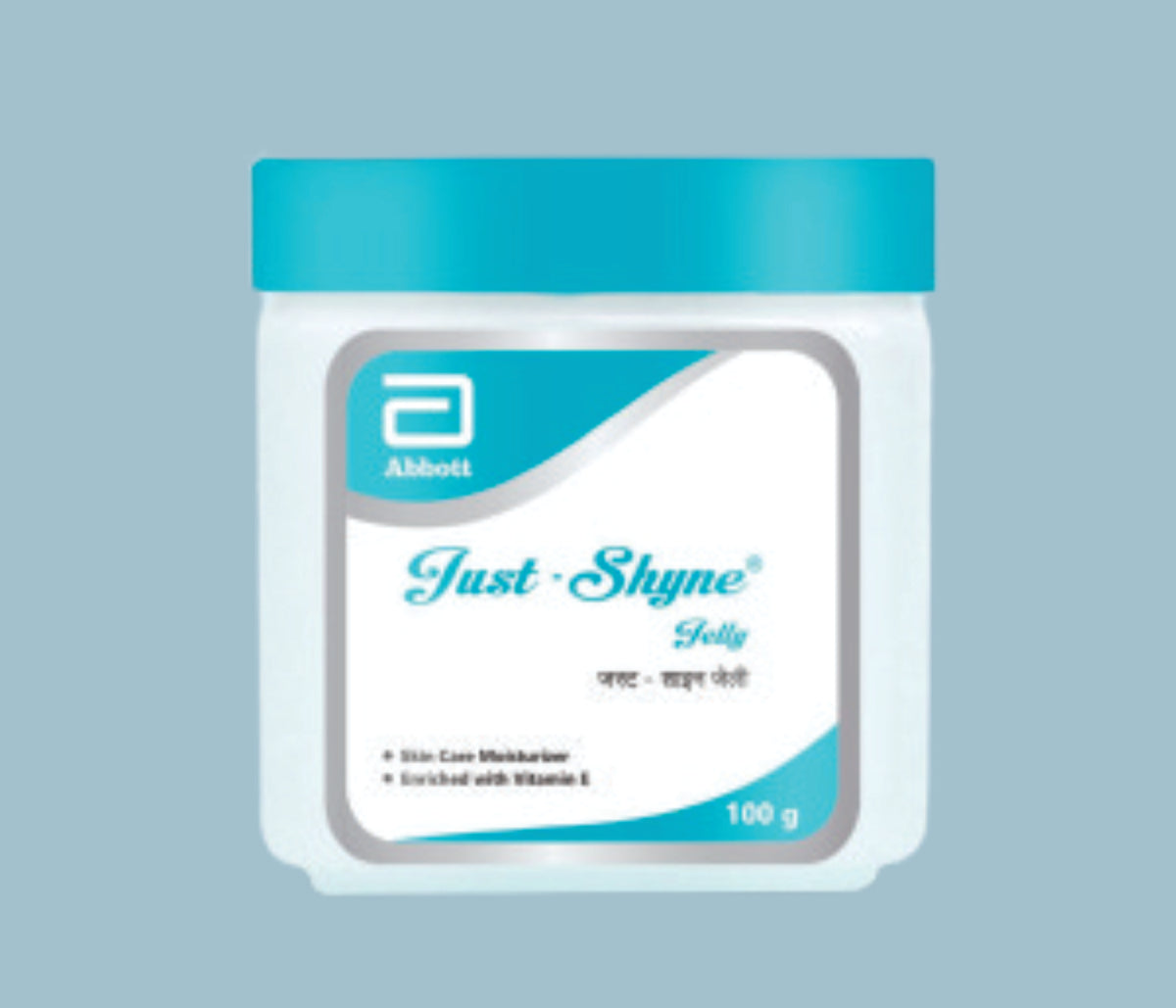 Just - Shyne Jelly (20x5x100gm) White Soft Paraffin, Light Liquid Paraffin, Vitamin E Acetate Jelly by Abbott