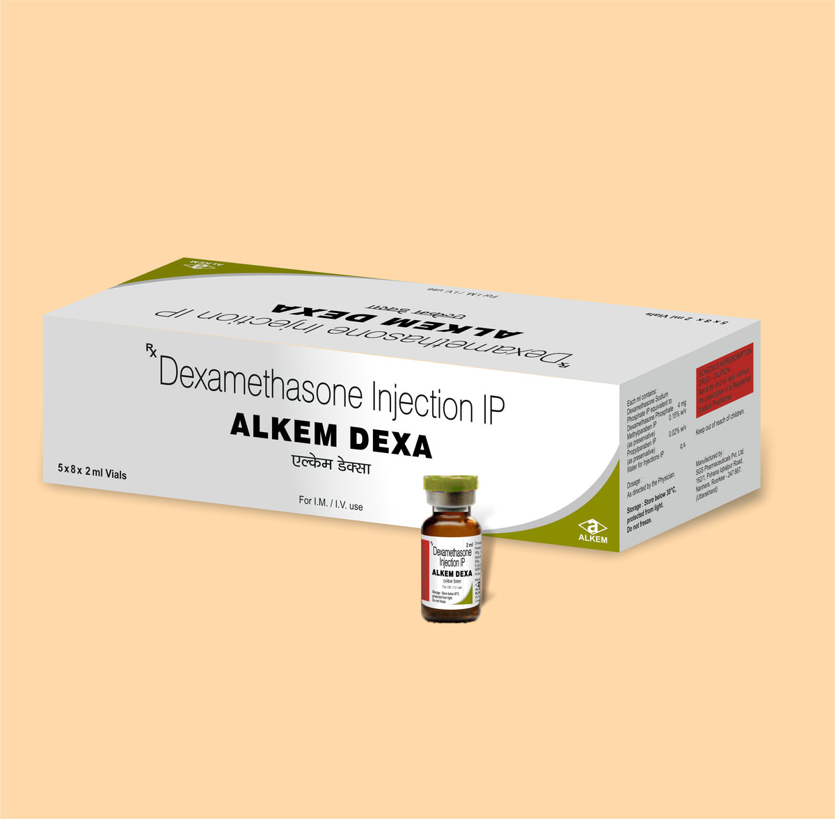 Alkem Dexa Injection (2Ml) Vial (2Ml Vial) Dexamethasone 4 Mg By Alkem