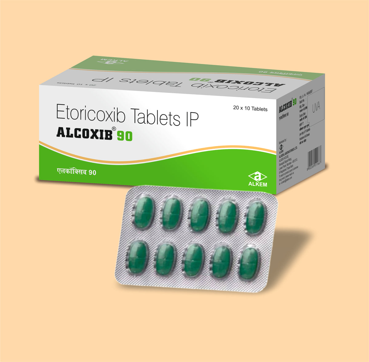 Alcoxib 90 (10'S) (10'S) Etoricoxib 90 Mg By Alkem