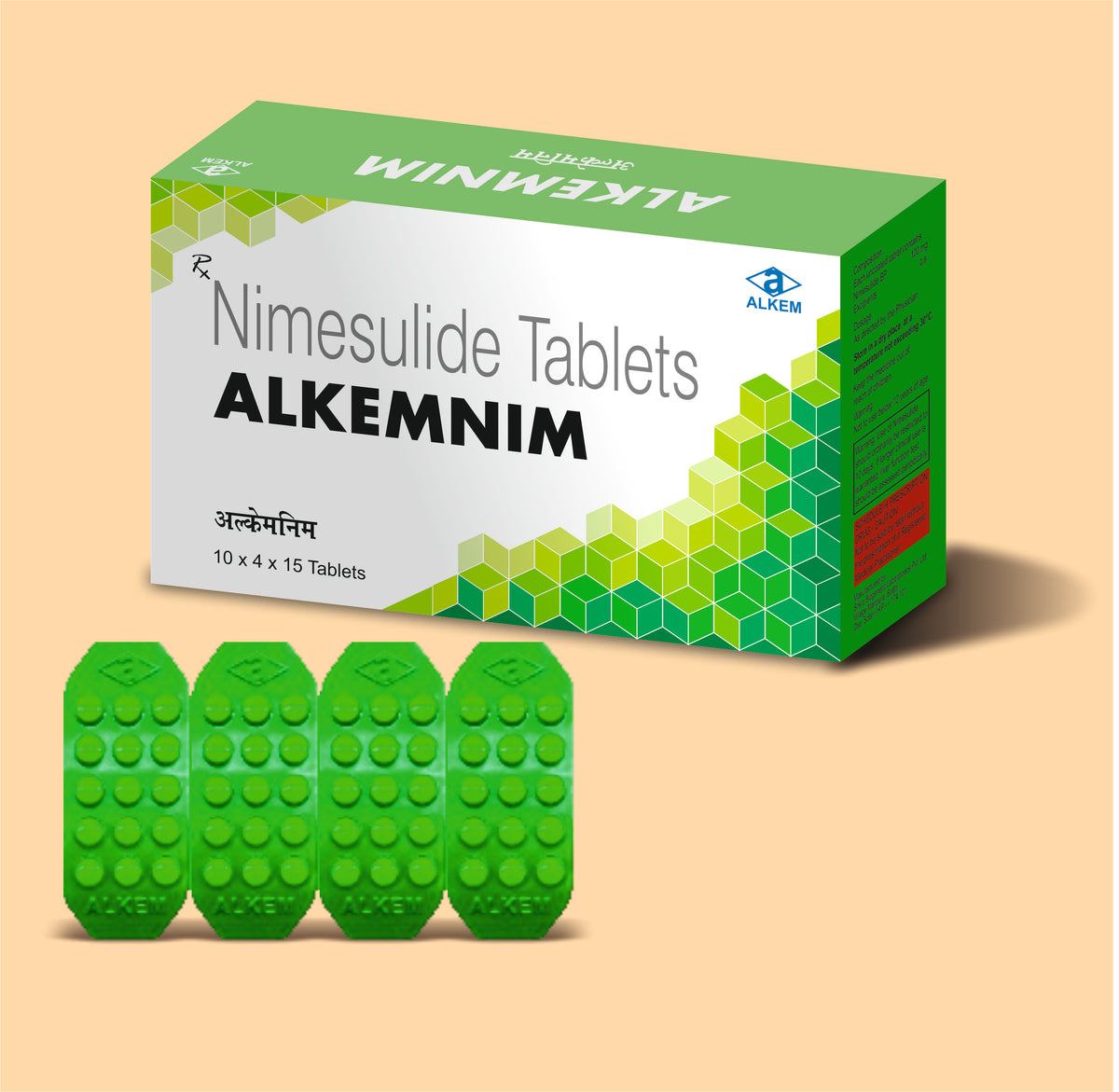 Alkemnim Tablets (15'S) (15S) Nimesulide 100 Mg By Alkem