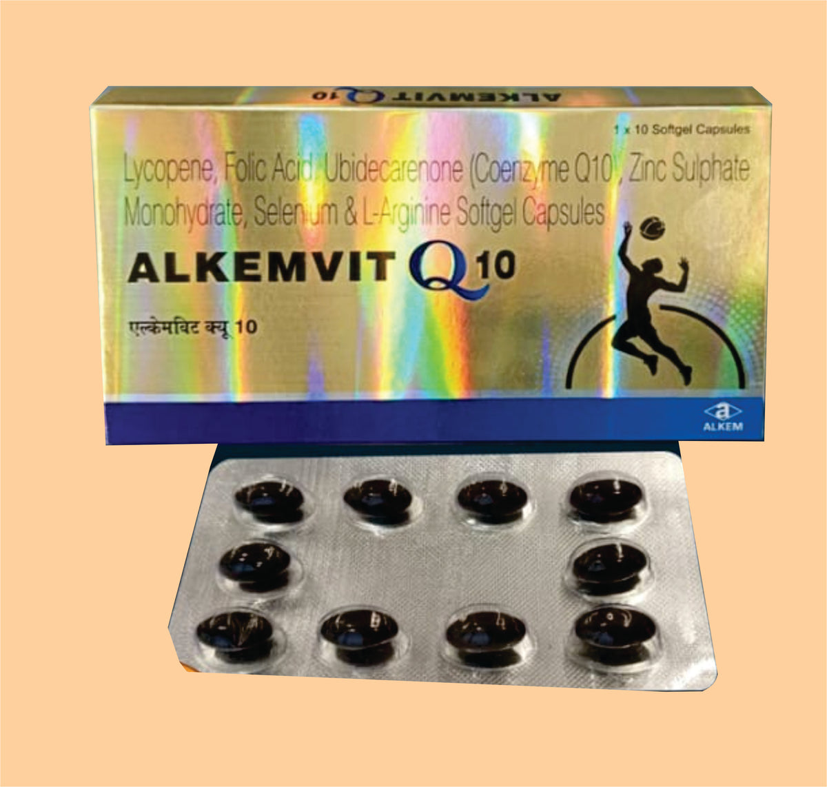 Alkemvit Q10 Capsule (10S) Alkemvit Q10 Capsule By Alkem