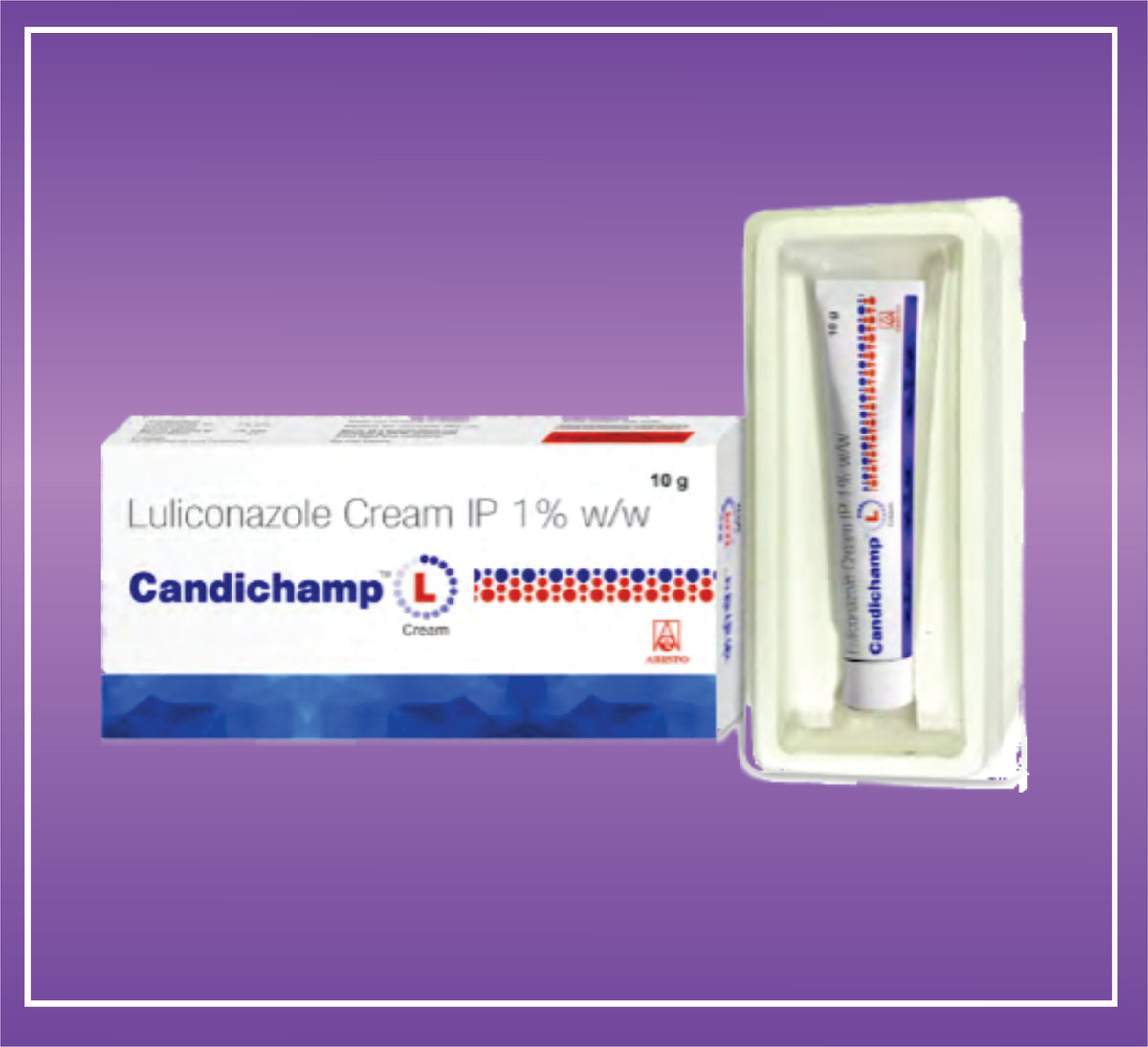 Aristo Candichamp L Cream (10g) Luliconazole 1% w/w by Aristo