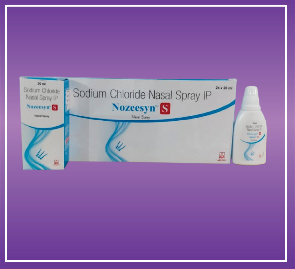 Nozeesyn-S Nasal Spray (20ml) Sodium Chloride 0.65% Nasal Spray by Aristo