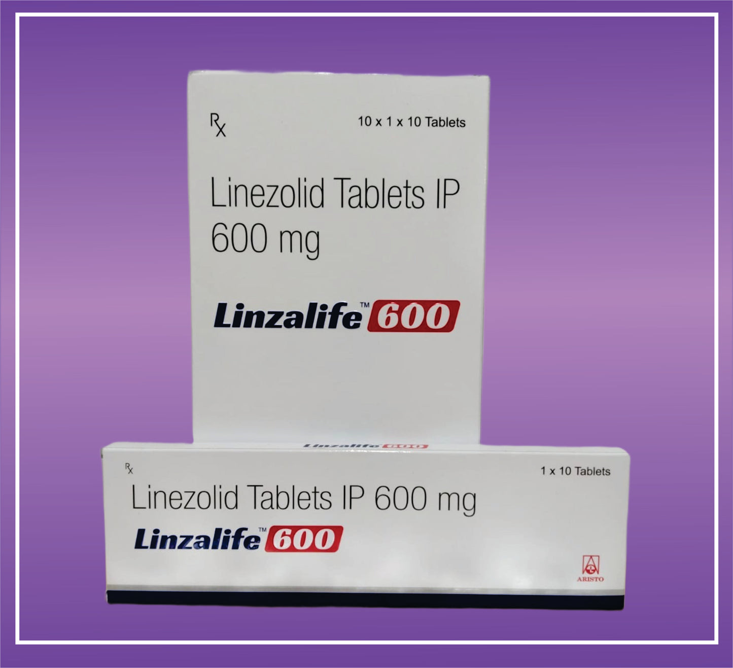 Linzalife 600 Tab (10x10) Linezolid 600mg Tab