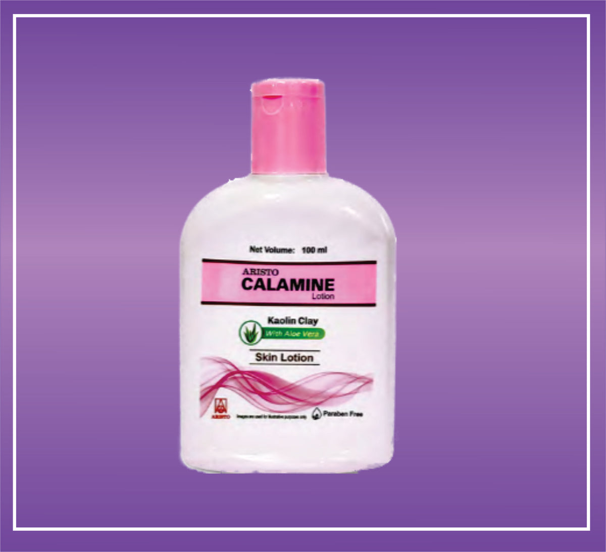 Aristo Calamine Lotion (100ml) Kaolin, Aloe Vera Lotion by Aristo