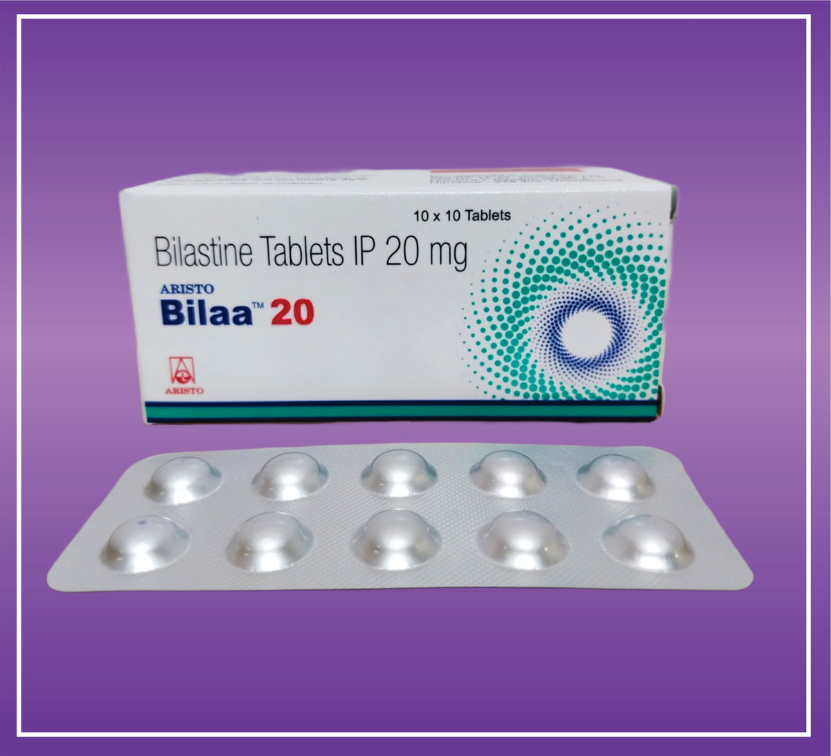 Aristo Bilaa 20 Tab (10x10) Bilastine 20 mg Tab by Aristo