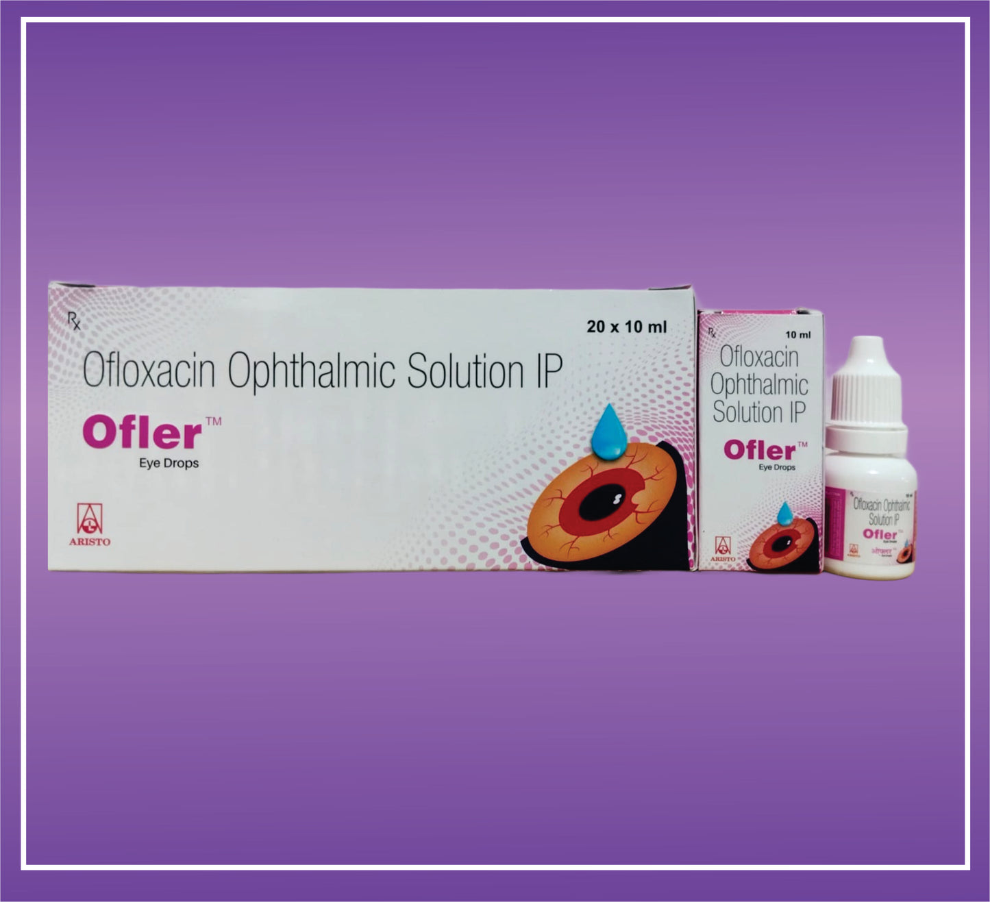 Ofler Eye Drop (10ml) Ofloxacin 0.3% w/v + Benzalkonium solution 0.02% w/v