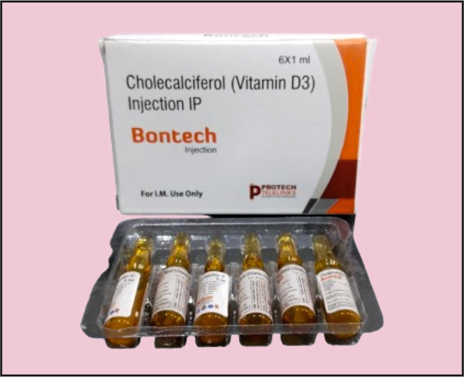 Bontech 1 Ml (1 Ml) Cholecalciferol 600000 Iu By Protech