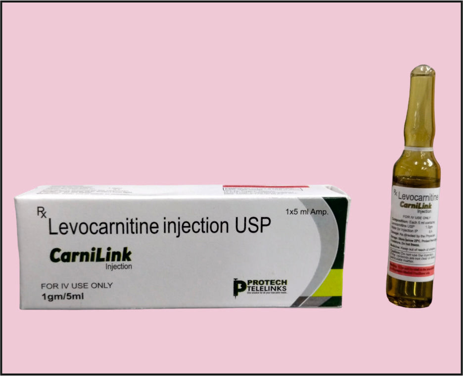 Carnilink (5 Ml) Levocarnitine 1 G/5 Ml By Protech