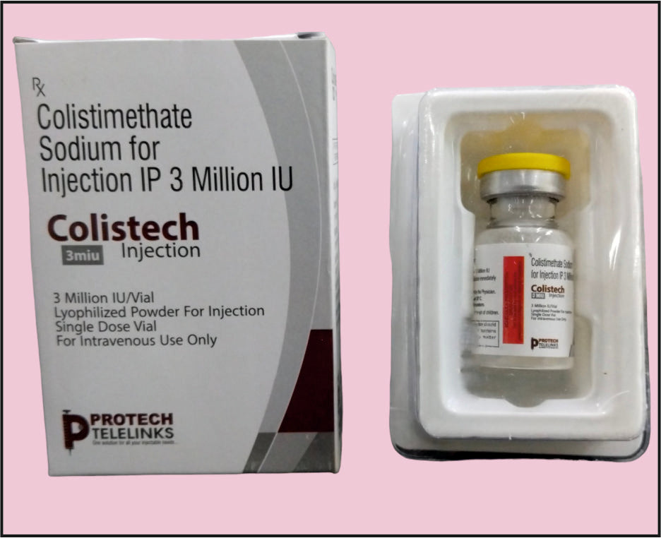 Colistech-3 Miu (Vial) Colistimethate 3 Miu Inj By Protech