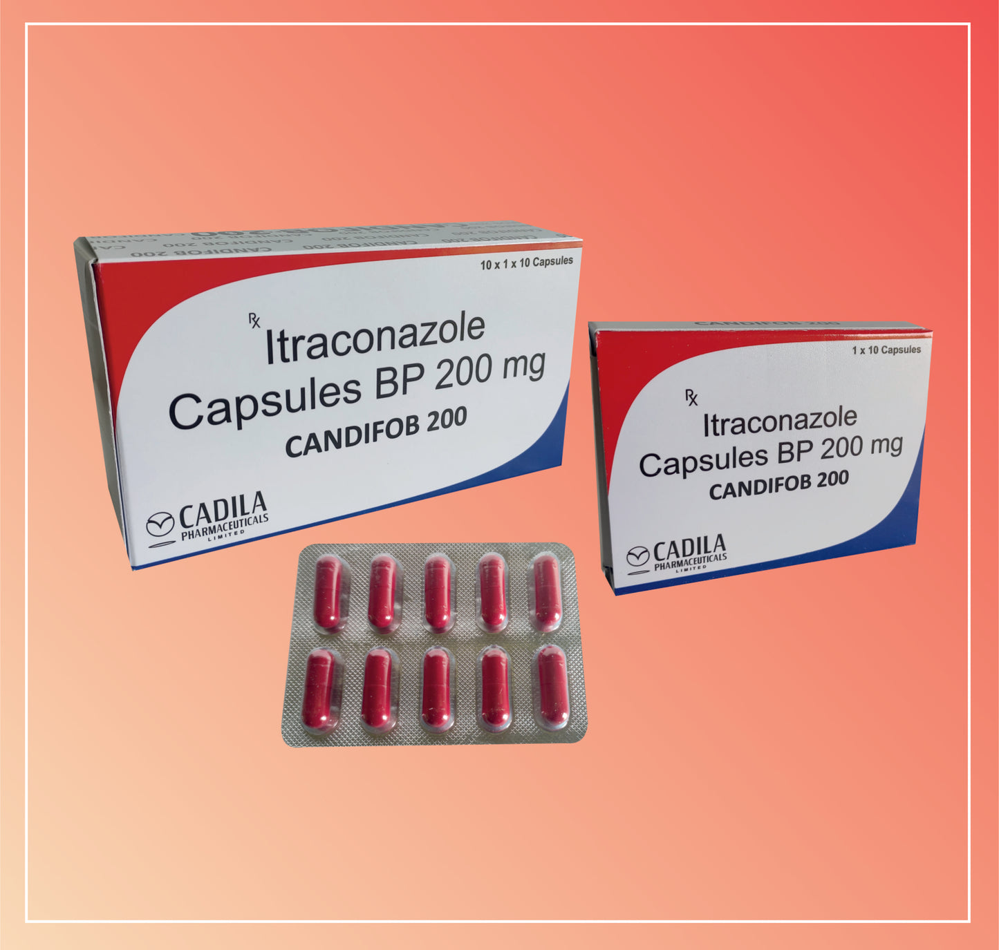 CANDIFOB 200MG CAP (Itraconazole 200 mg)