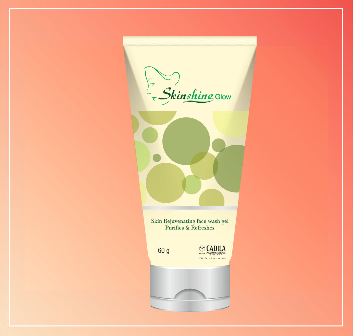 Skinshine Glow Face Wash (1 No.) Skin Glowing Face Wash (Aha Glow) By Cadila