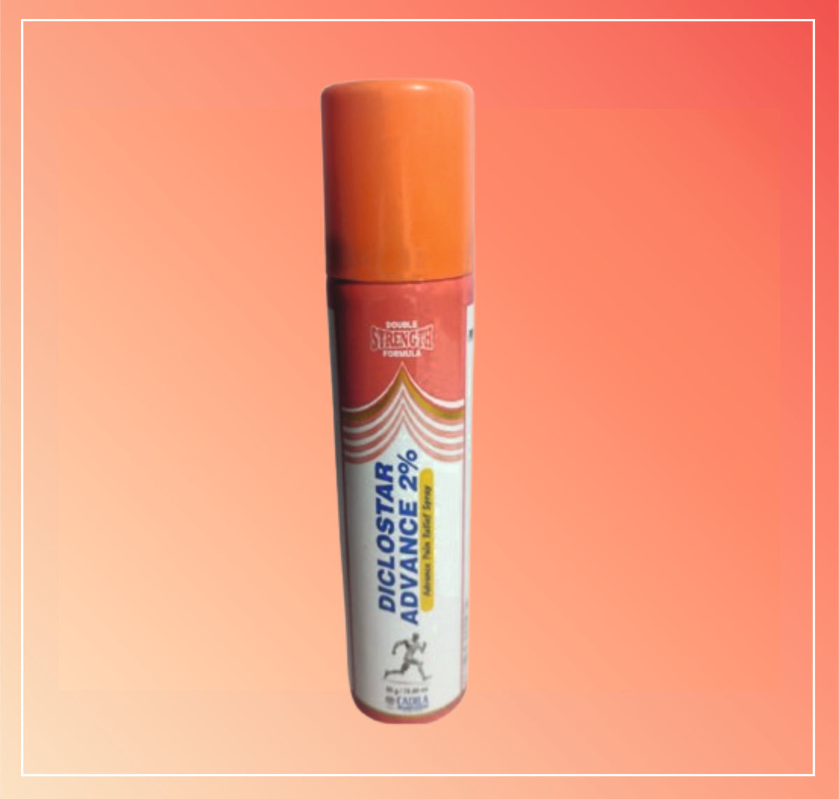 Diclostar Advance Spray 2% (6X55Gm) Diclofenac Diethylamine 2.32% + Methyl Salicylate + Menthol By Cadila