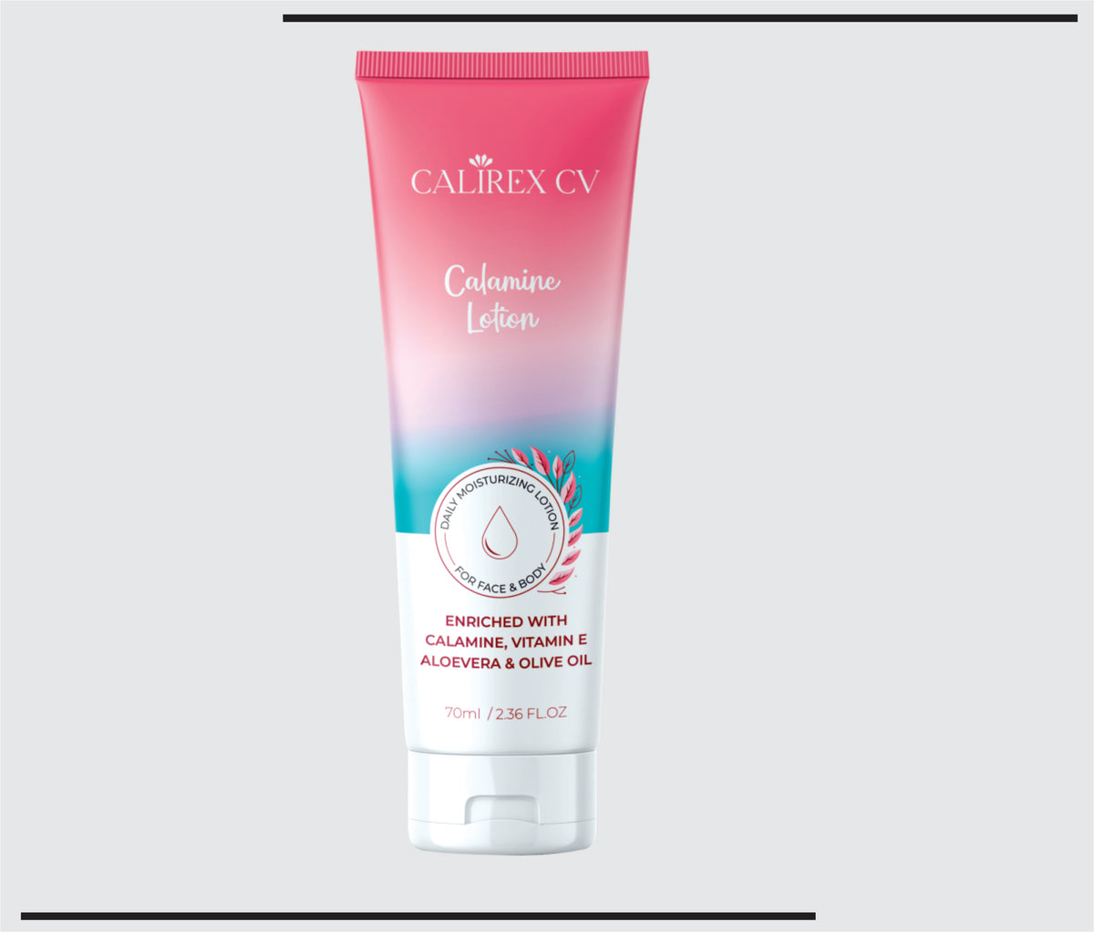 Calirex CV Lotion (70 ml ) Calamine with Vitamin E, Aloe Vera & Olive Oil by Csc