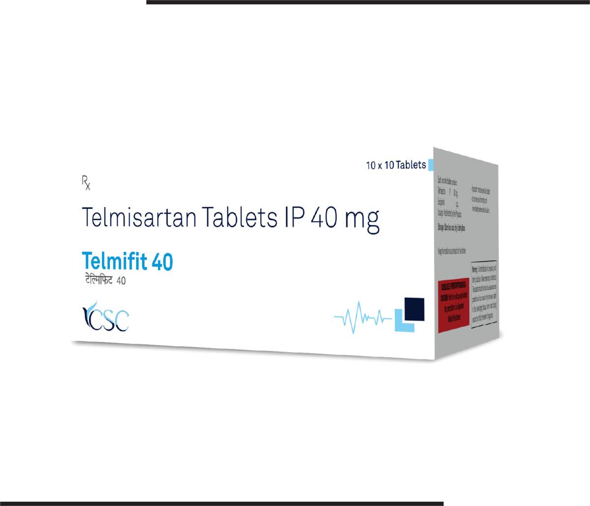 Telmifit 40 (10x10) Telmisarton 40mg by Csc