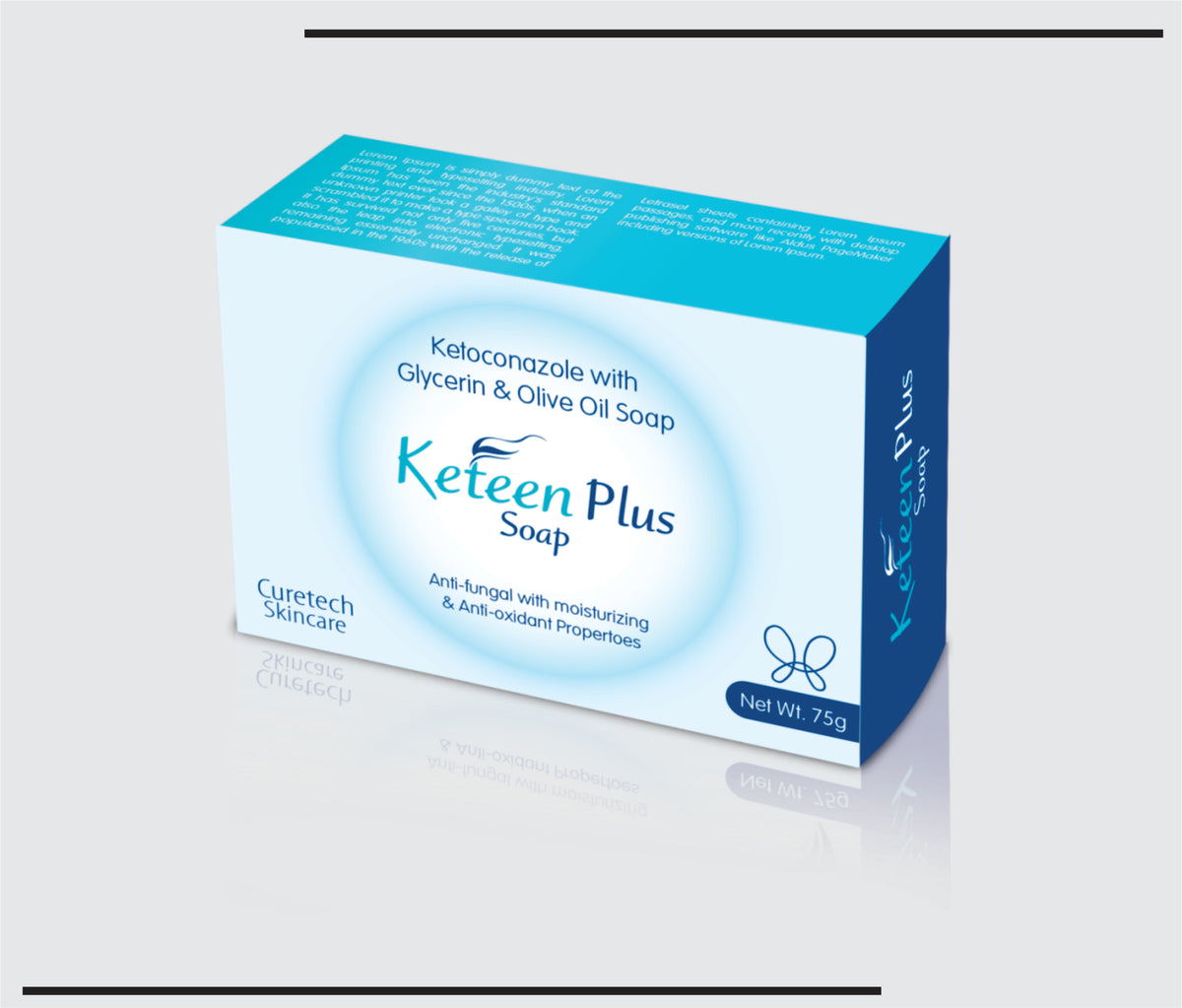 Keteen Plus Soap (75g) Ketoconazole, Glycerin, Olive Oil Soap by Csc