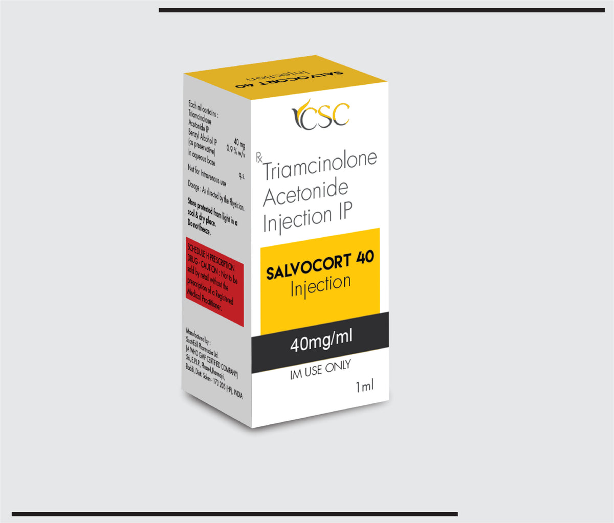 Salvocort-40 (Vial) Triamconolone Acetonide 40mg by Csc