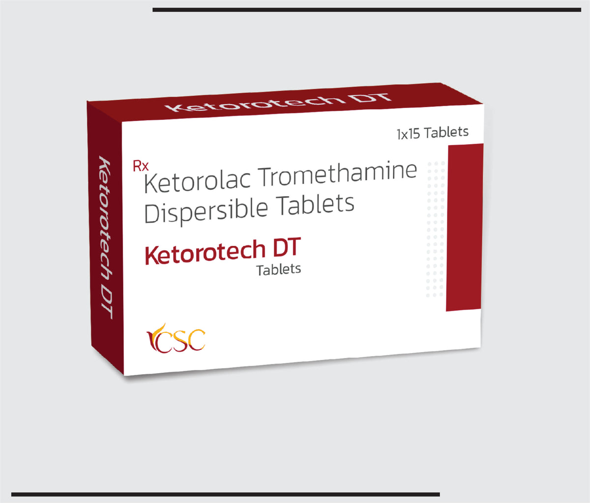 Ketorotech DT (10x1x15) Ketorotac Tromethamine 10mg by Csc