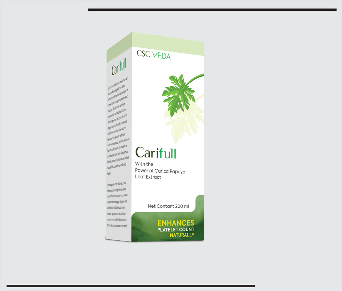 Cariful Syrup (200 ml ) Supports Platelet Count by Csc
