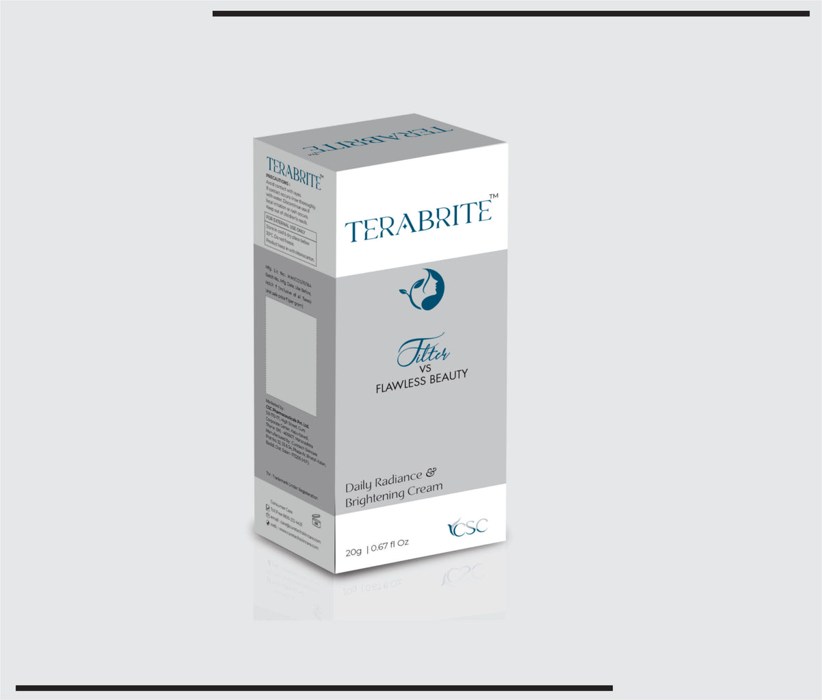 Terabrite (20 gm ) Daily Radiance & Brightening Cream by Csc