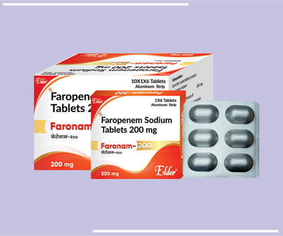 Faronam 200 Tabs (10X1X6) Faropenem 200 Mg Tab By Elder