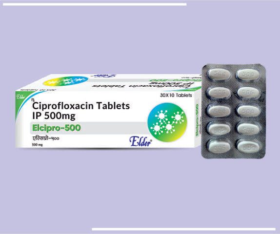 Elcipro 500 Tabs (30X10) Ciprofloxacin 500 Mg Tab By Elder