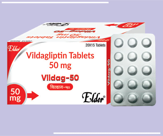 Vildag 50 Tabs (20X15) Vildagliptin 50 Mg Tab By Elder