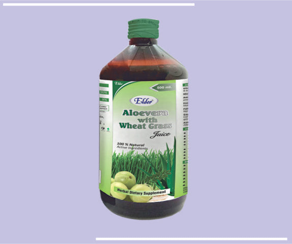 Aloevera With Wheat Grass Juice (500Ml) Aloe Vera With Wheat Grass Juice by Elder