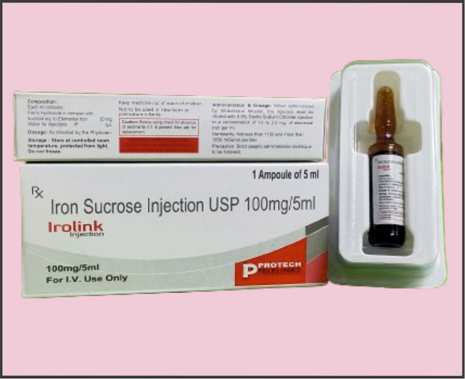 Irolink-5 Ml (5 Ml) Iron Sucrose By Protech