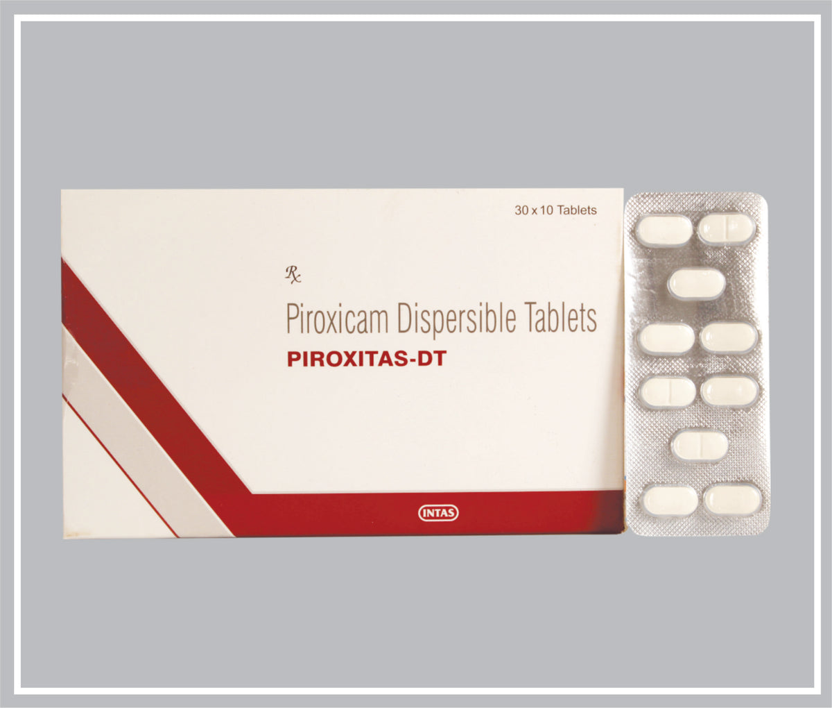 Piroxitas-Dt 10 Tab (Piroxicam 20 Mg Dt Tab) By Intas