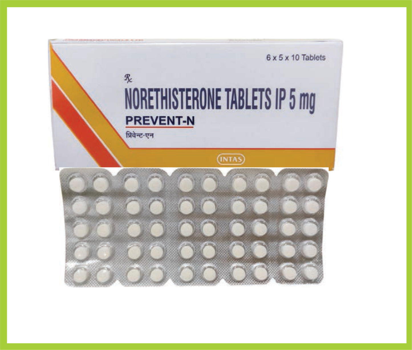 Prevent N (Norethisterone 5 mg)