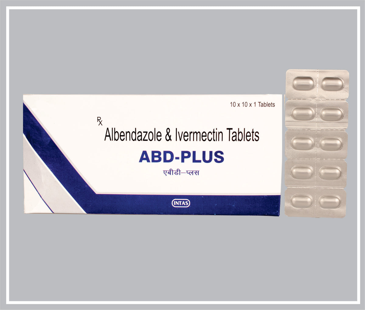 Abd Plus 1 Tab (Albendazole 400Mg + Ivermectin 6Mg ) By Intas