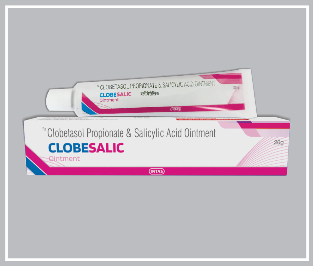 Clobesalic Oint 20 Gm (Clobetasol Propionate 0.05%W/V + Salicylic Acid 3% W/V) By Intas