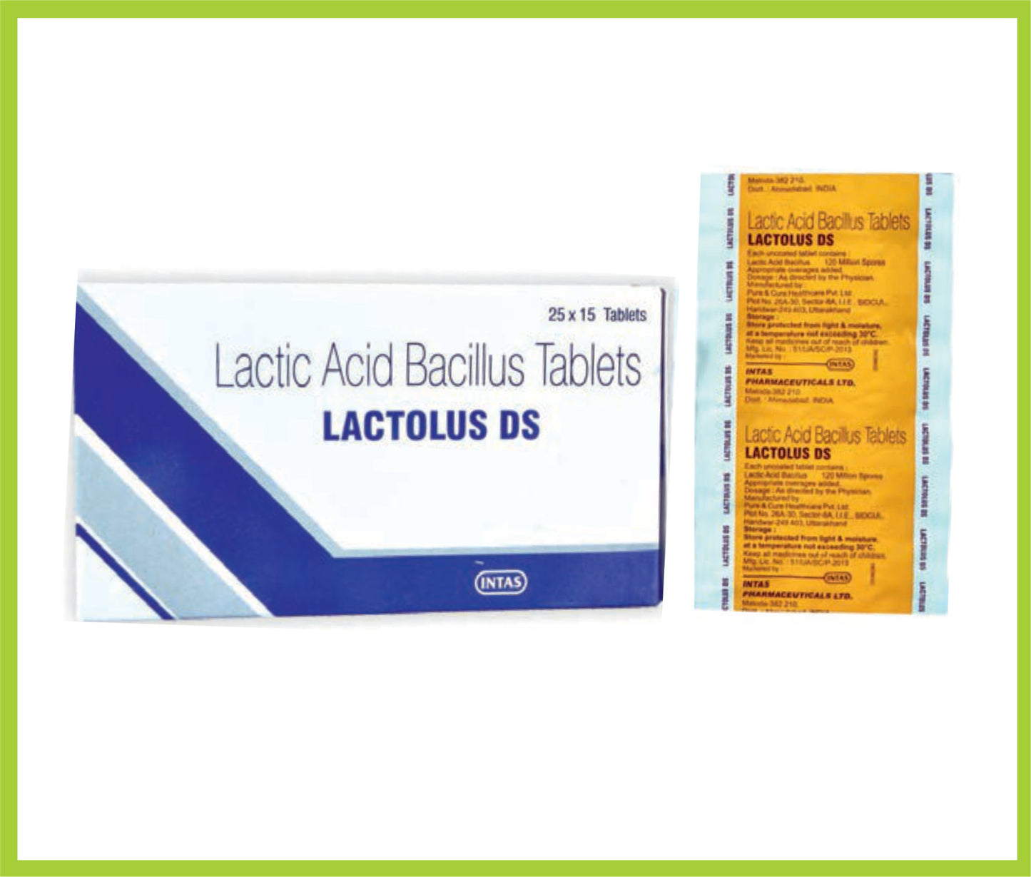 Lactolus Ds Tab (Lactic Acid Bacillus 120 million spores)