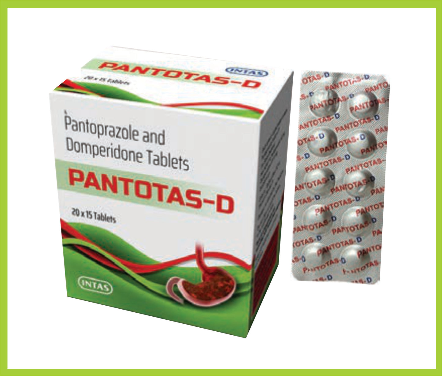 Pantaquik D Tab (Pantoprazole 40 mg + Domperidone 10 mg)