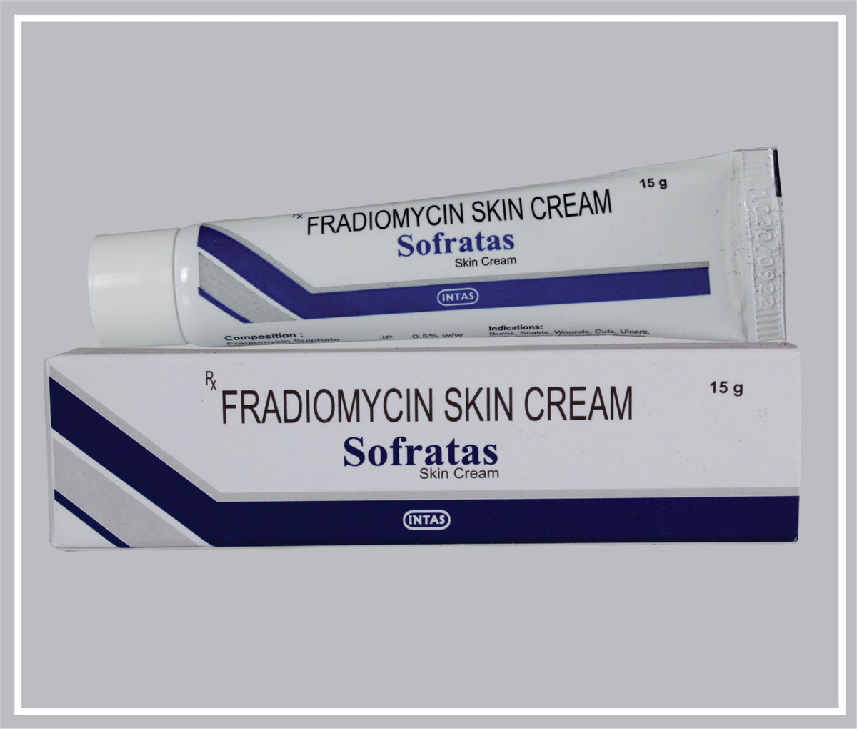 Sofratas 15 Gm (Combo) (Fradiomycin Sulphate 15Gm ) By Intas