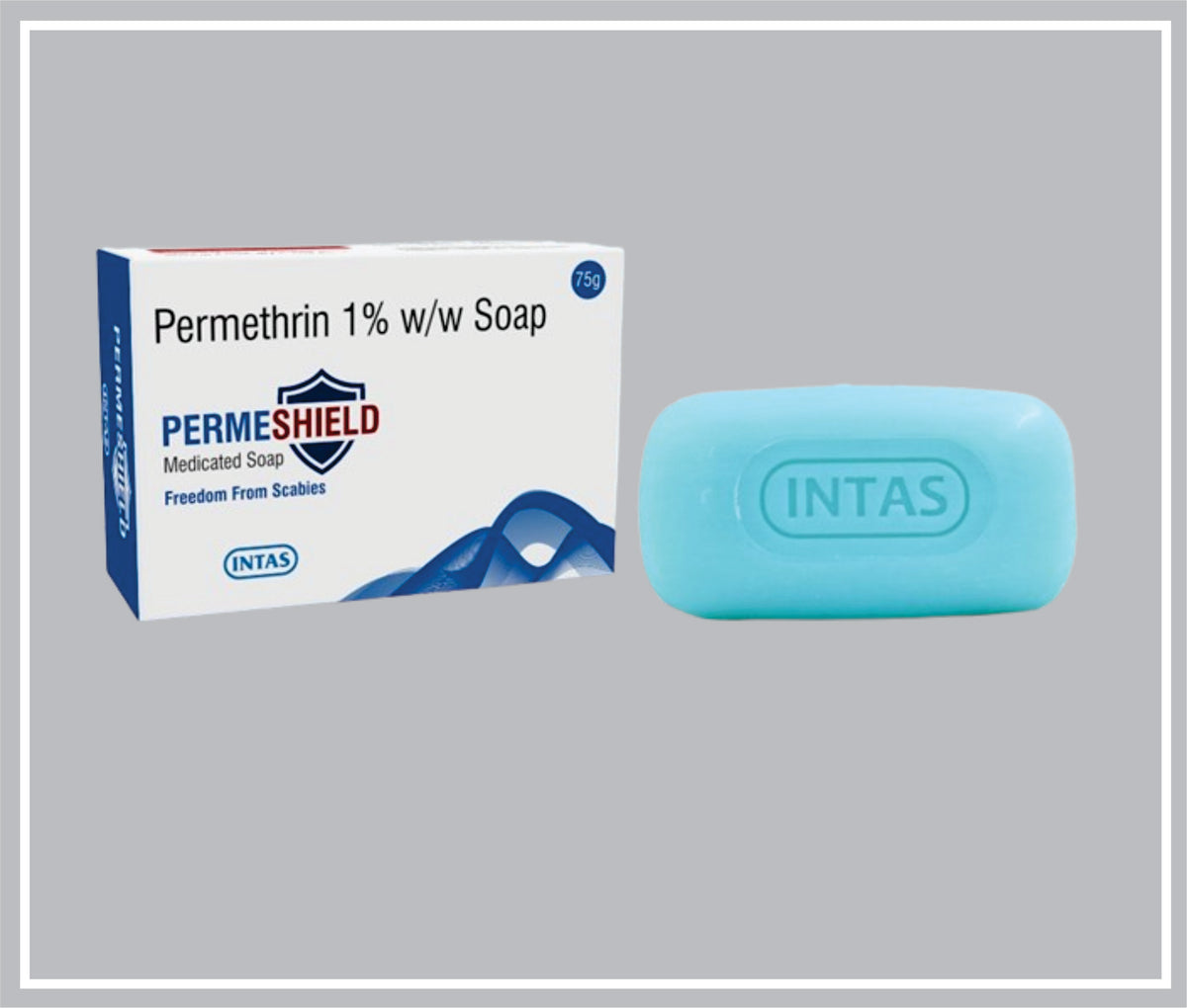 Permeshield Soap 75 Gm (Combo) (Permethrin 1% W/W Soap) By Intas