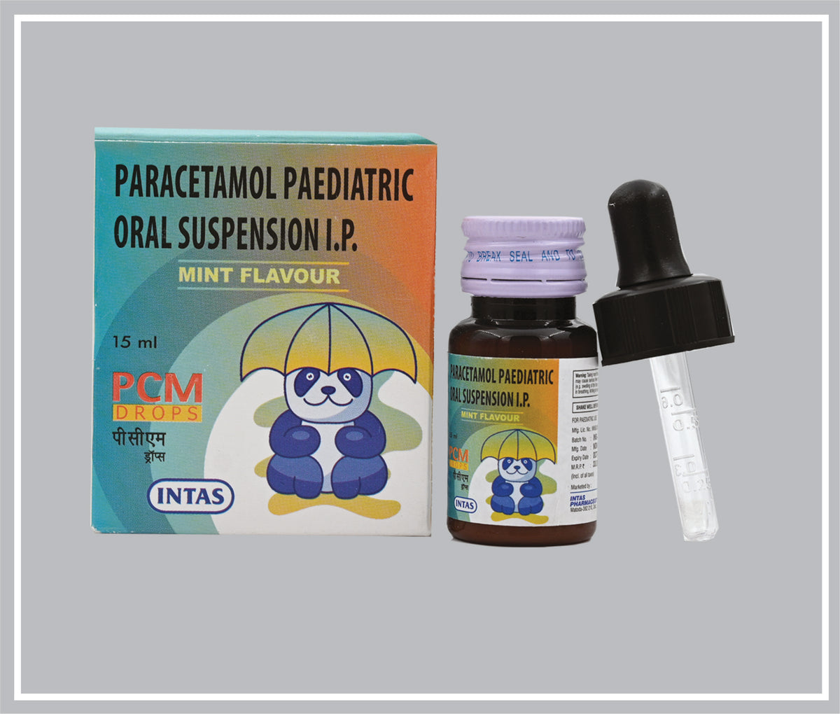 Pcm Drops 15Ml (Paracetamol 100Mg /5Ml ) By Intas