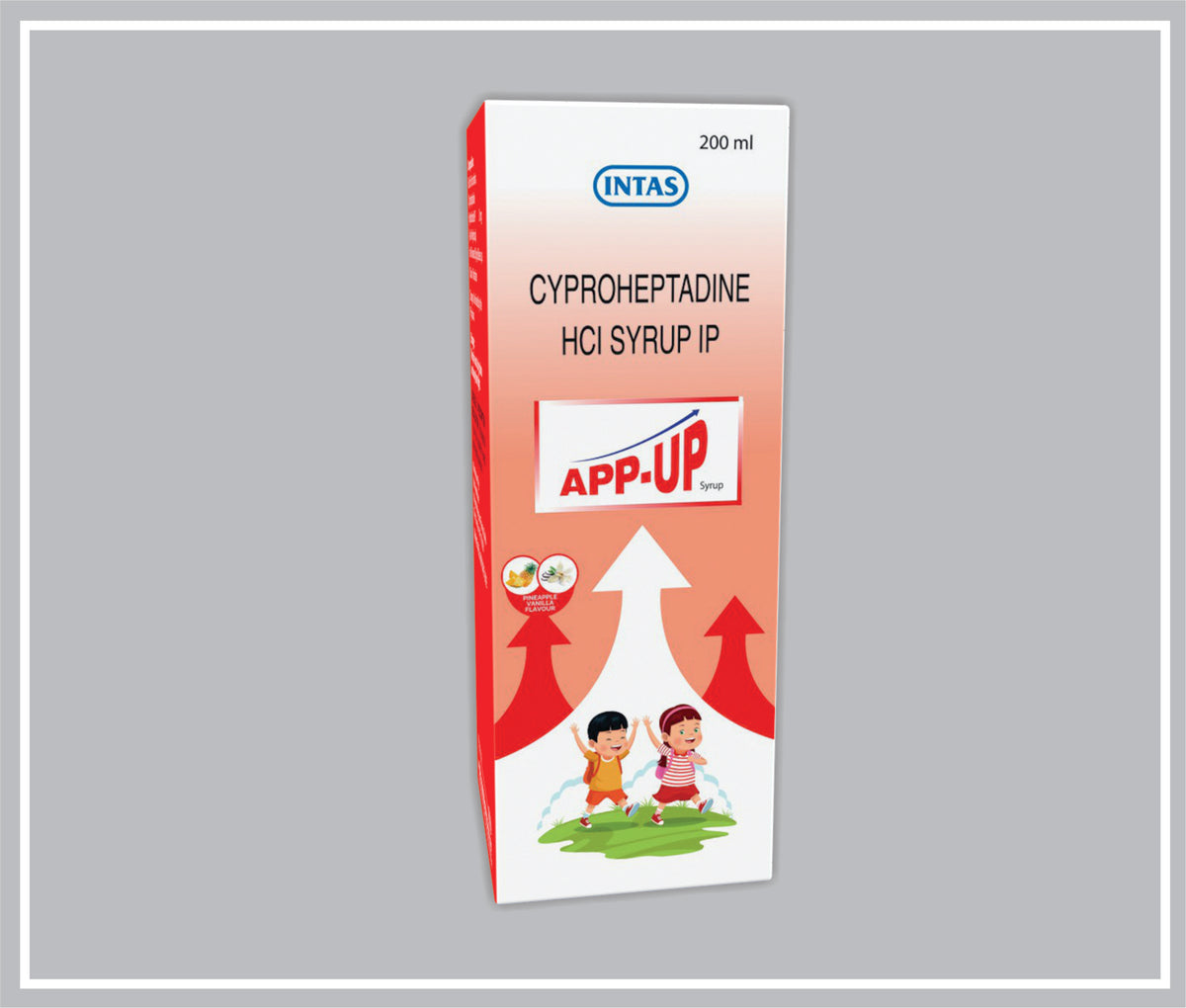 App-Up 200Ml (Cyproheptadine 2 Mg/5 Ml Syr) By Intas