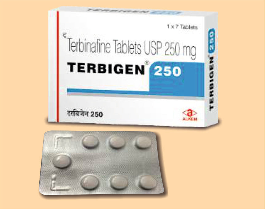 Terbigen 250 Tablet (Terbinafine Hydrochloride 250 mg)