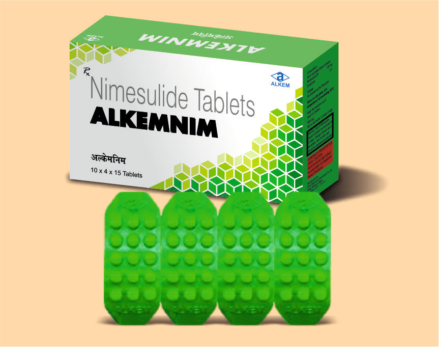 ALKEMNIM TABLETS (AMBER PVC) (15’S) (15's) Nimesulide 100 Mg by Alkem1