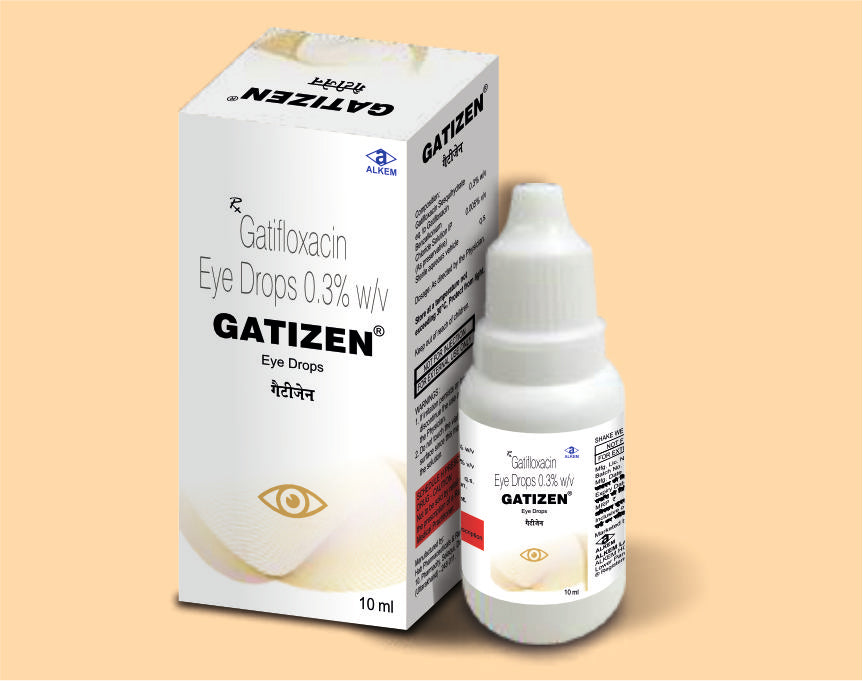 Gatizen Eye Drops (10Ml) (10 Ml) Gatifloxacin 0.3% W/V By Alkem1
