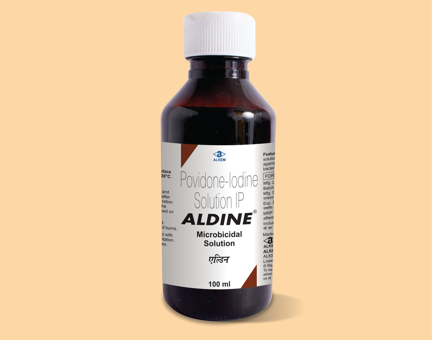 Aldine Microbicidal Solution (Povidone Iodine 5% w/v)