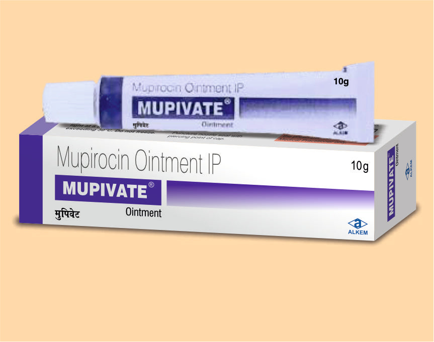 MUPIVATE OINTMENT (10G) (10 gm) Mupirocin 2% W/W by Alkem1
